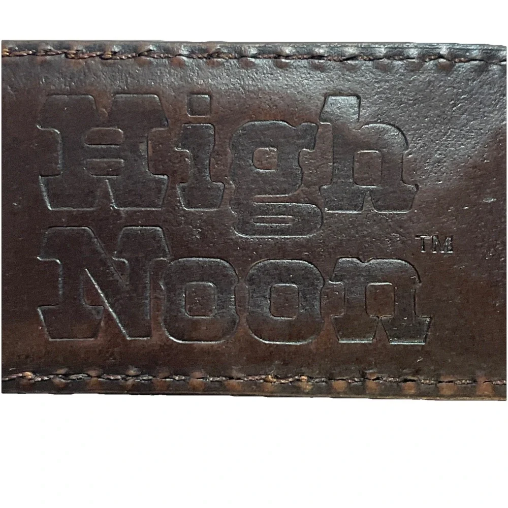 High Noon Genuine Bonded Leather Belt With Buckle Mens 2XL 45-48